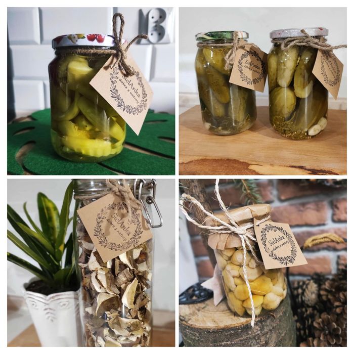 SielAnka Domowe Przetwory Grzyby Syropy Dżemy Pikle . Bez Konserwantów