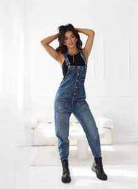 Mega modne jeansy OGRODNICZKI r.S/M/L ciekawy model