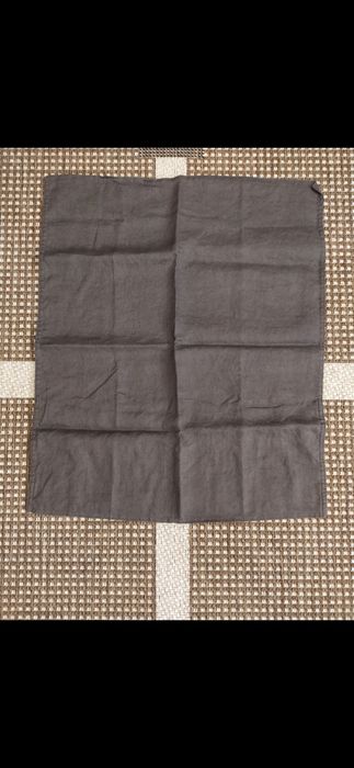 Poszewka na poduszkę lniana H&M home brązowa