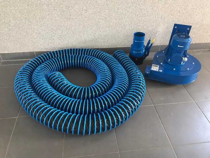 Wyciąg do spalin podwójny 5m fi100mm 0,75kW 380V