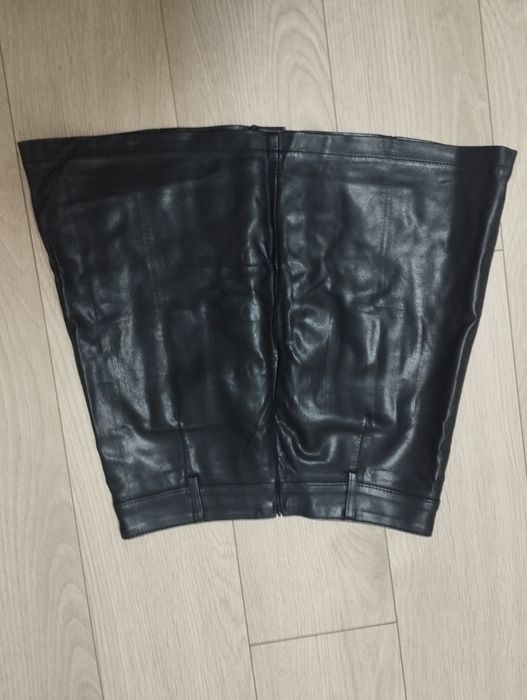 Шкіряна мініюбка