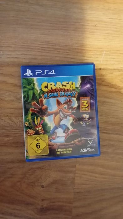 Crash Bandicoot N. Sane Trilogy para a consola PlayStation 4.
