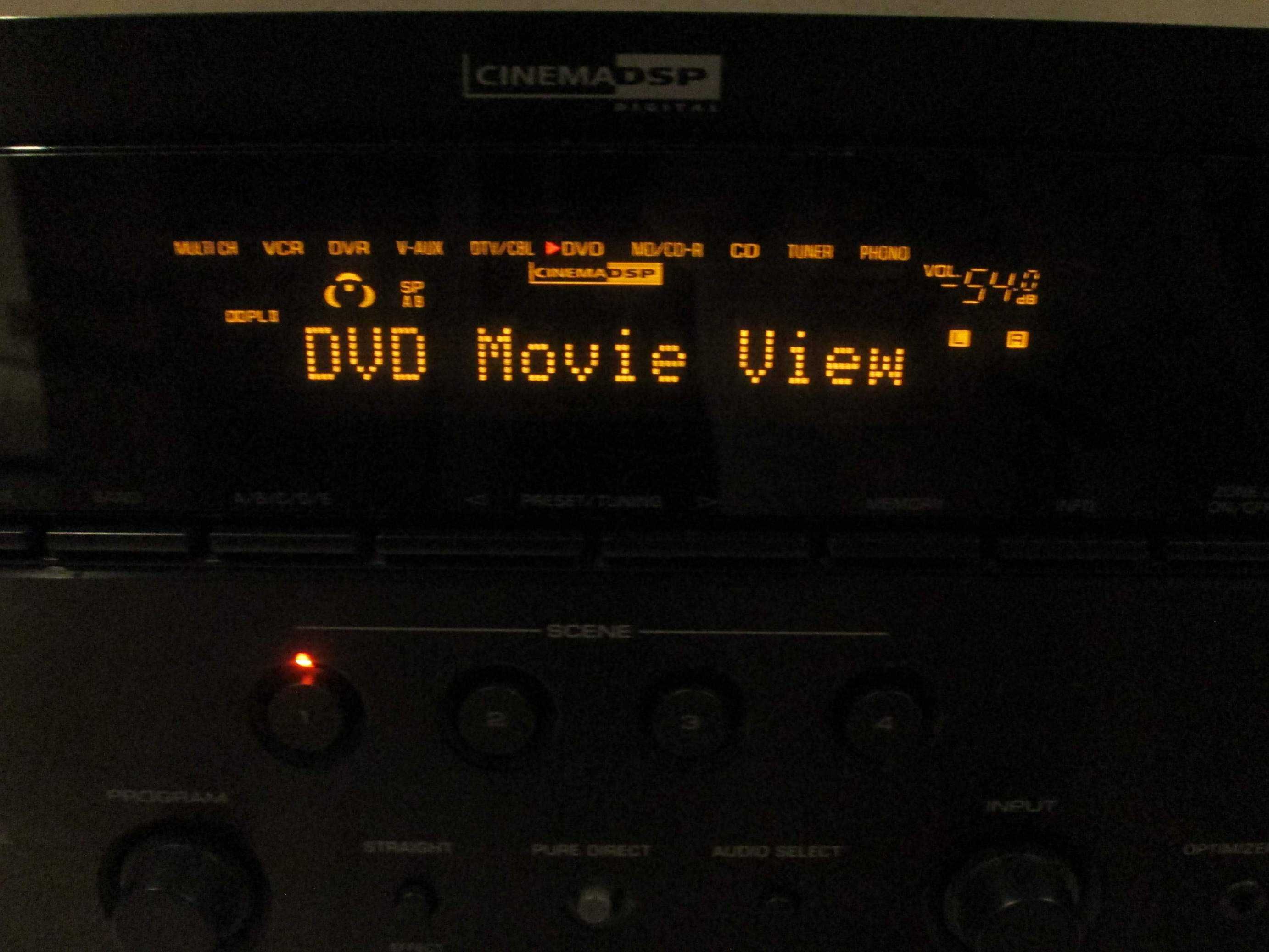 YAMAHA RX-V663 amplituner kino domowe 7.1 komplet, pilot - STAN!