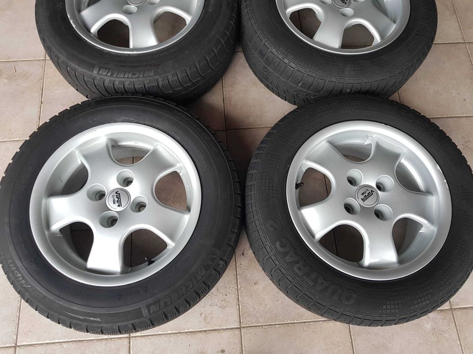 Felgi Koła Audi 80 B4 Cabrio 7x15 et37 4x108 opony 195/65/15