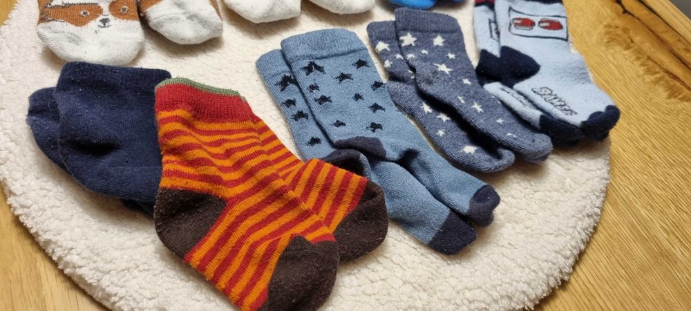 8 par skarpetki niemowlęce bawełna I bambus 9 do 12 mies