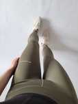 Zielone khaki legginsy wysoki stan columbia XS 34