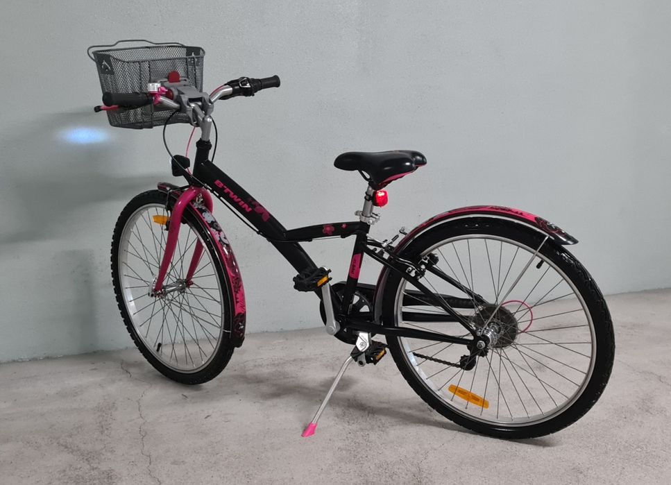Bicicleta de menina bTwin poply 500 roda 24"