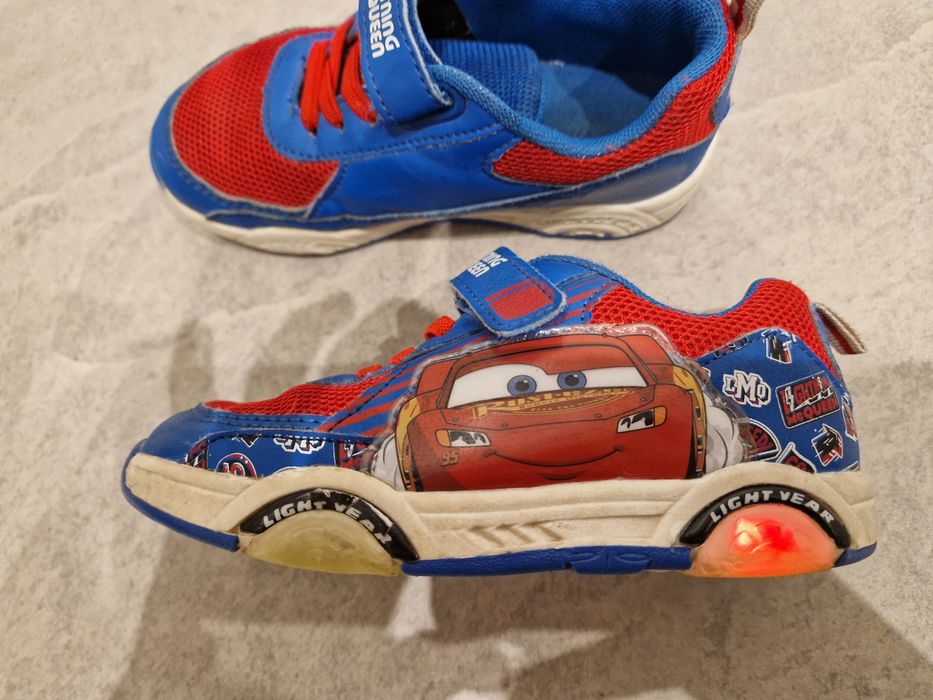 Buty Lighting McQueen świecące, rozmiar 27