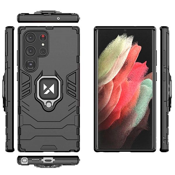 Wozinsky Ring Armor etui Samsung Galaxy S23 Ultra pancerny pokrowiec u