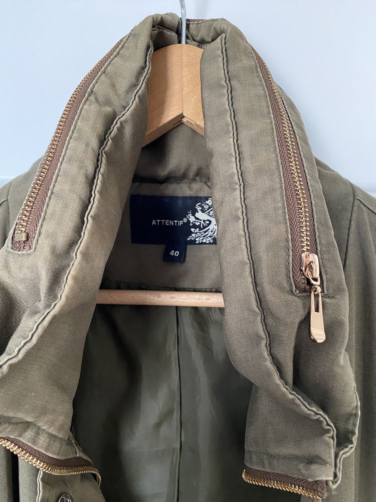 Parka wiosenna/jesienna kurtka khaki 40