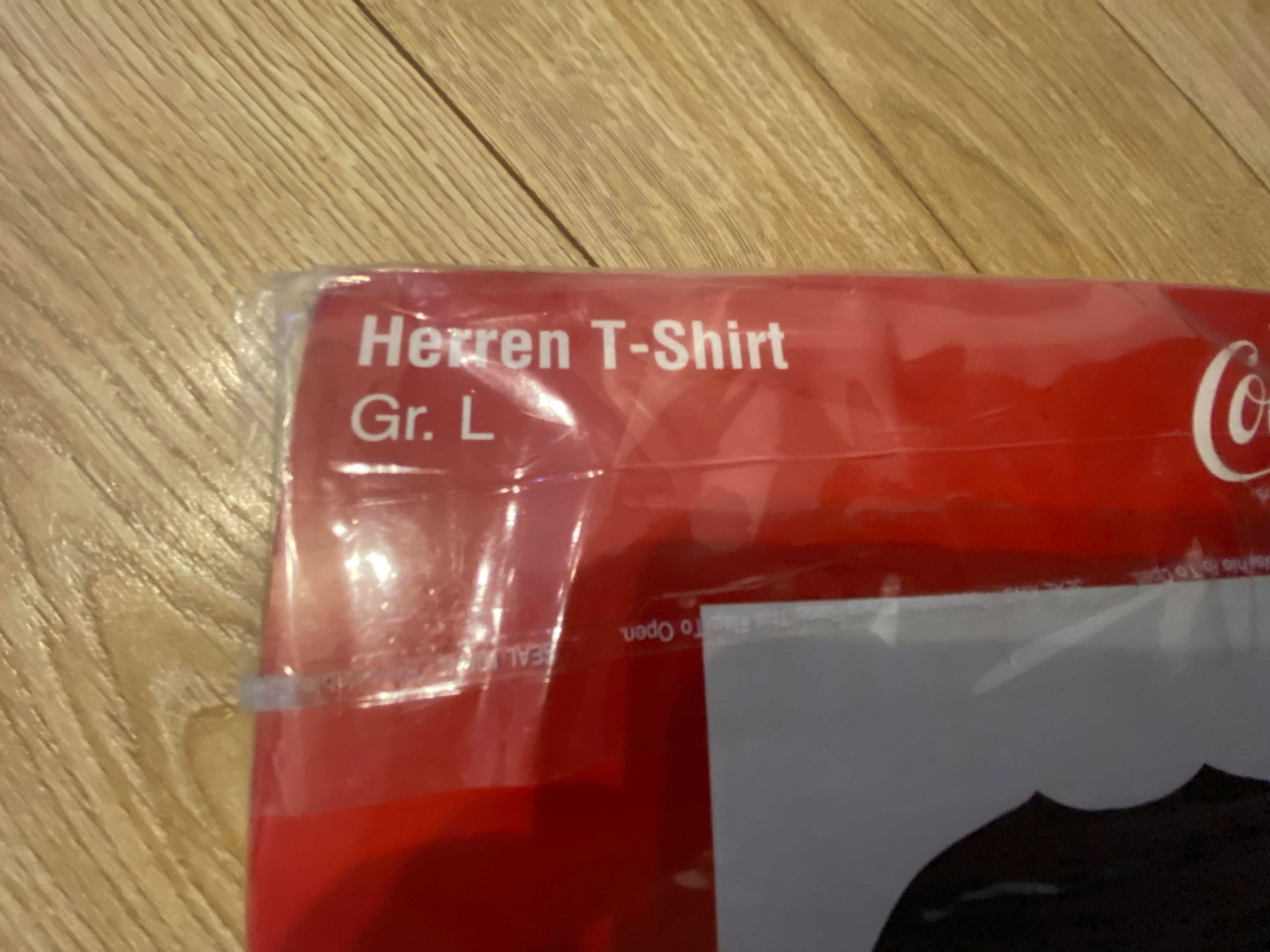 koszulka T-shirt męski logo Coca Cola rozm. L czarna możliwa dostawa