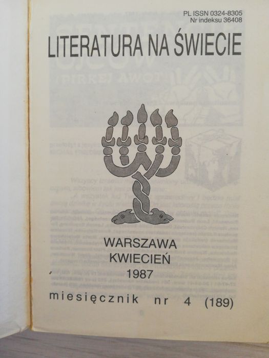 Literatura na świecie numery archiwalne, filozofia, współczesne teorie