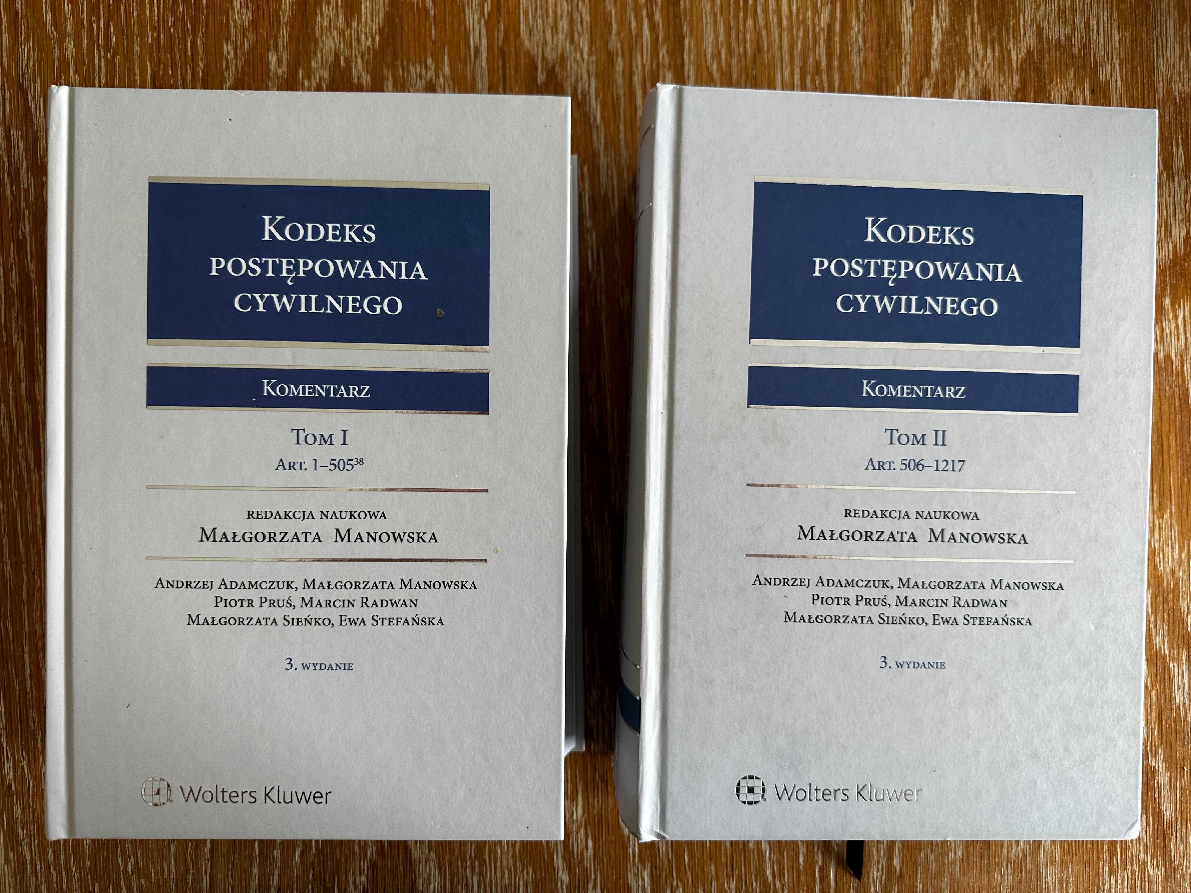 Komentarz KPC, red. M. Manowska, wyd. 3, tom 1 i 2.