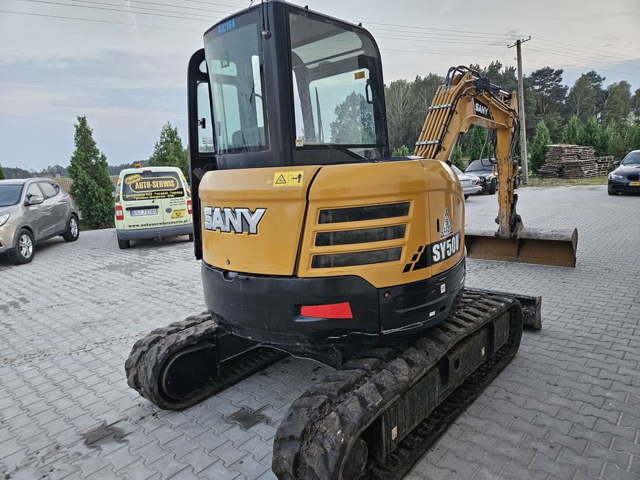 Minikoparka SANY SY50U koparka gąsiennicowa Promocja !!!