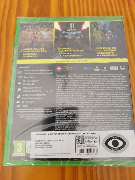 Supercross monster energy 6 xbox