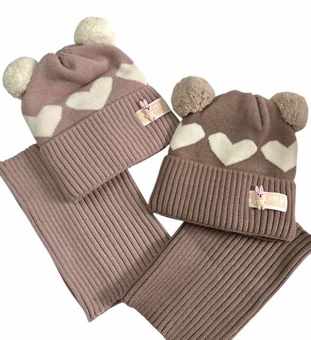 Шапки-комплекти, хомути, осінь-зима Міккі дитячі та підліткові 1-8р