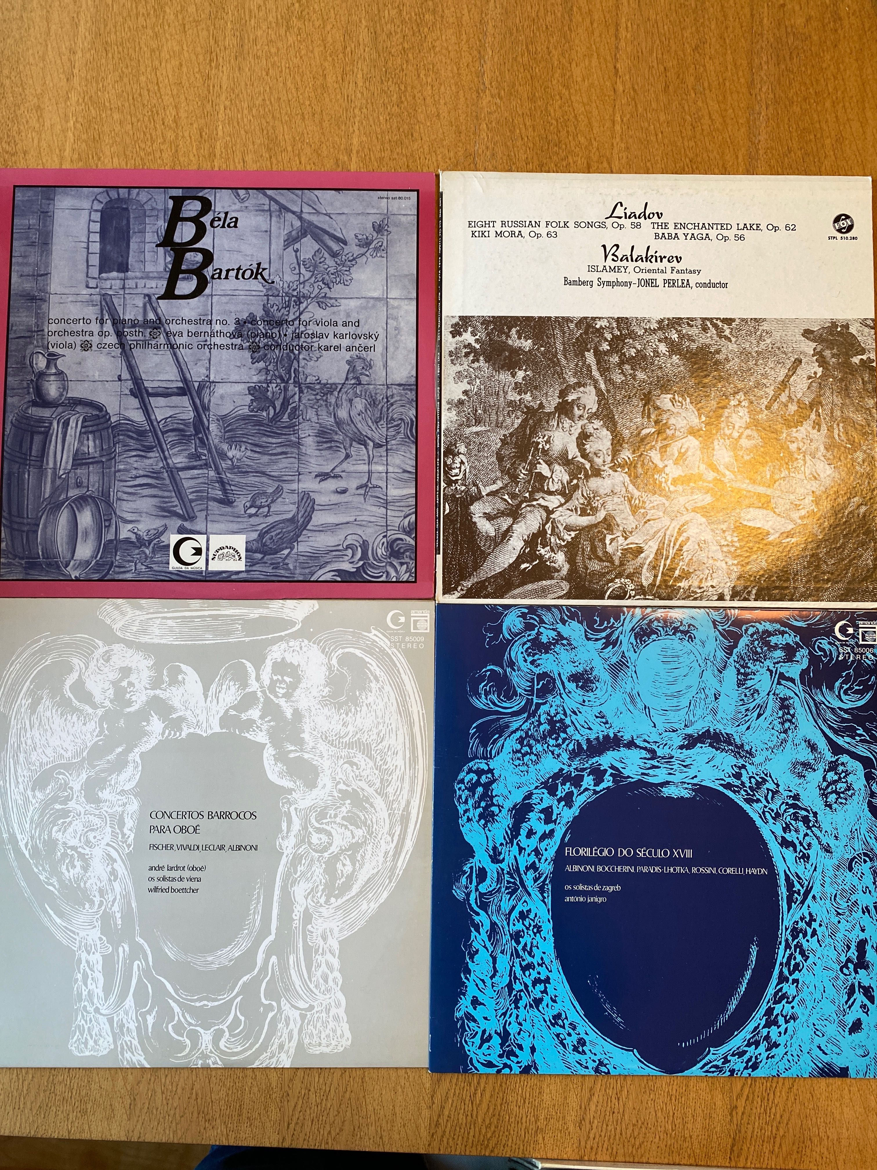 Mozart, Mendelssohn, Wagner e mais compositores; 12 LP vinil