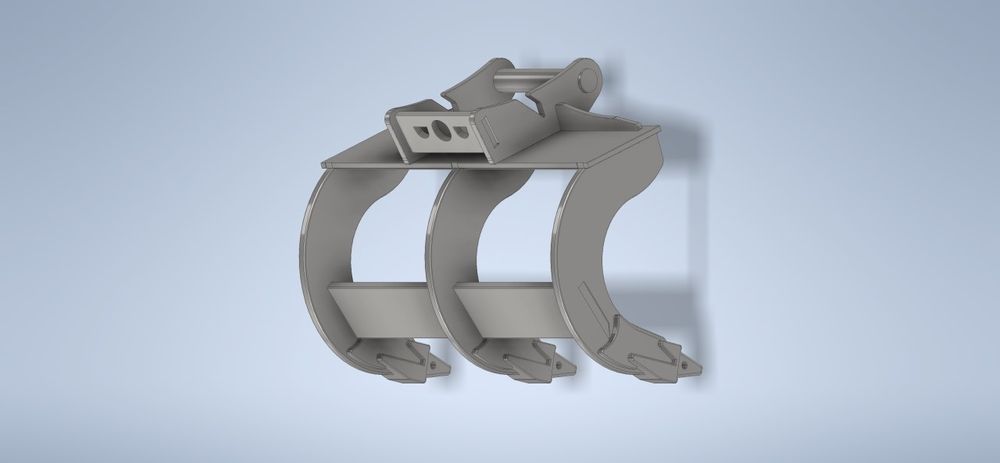 Karczownik, zrywka korzeni, wyrywania pni do minikoparki pod szybkozłą