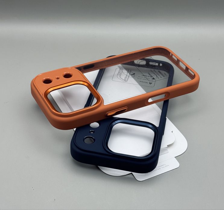 Чехол iPhone 17 Pro Max Orange, 17 Pro Blue, 17 Pro оранжевый, синий