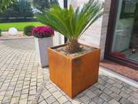 Donica z stali corten [ donice corten ] donice ogrodowe