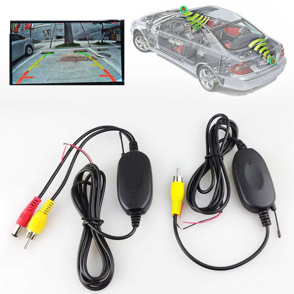Transmissor e Receptor imagem  para assistência marcha atrás viaturas