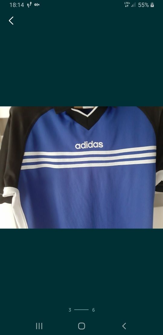 Adidas koszulka t shirt sport L piłka nożna