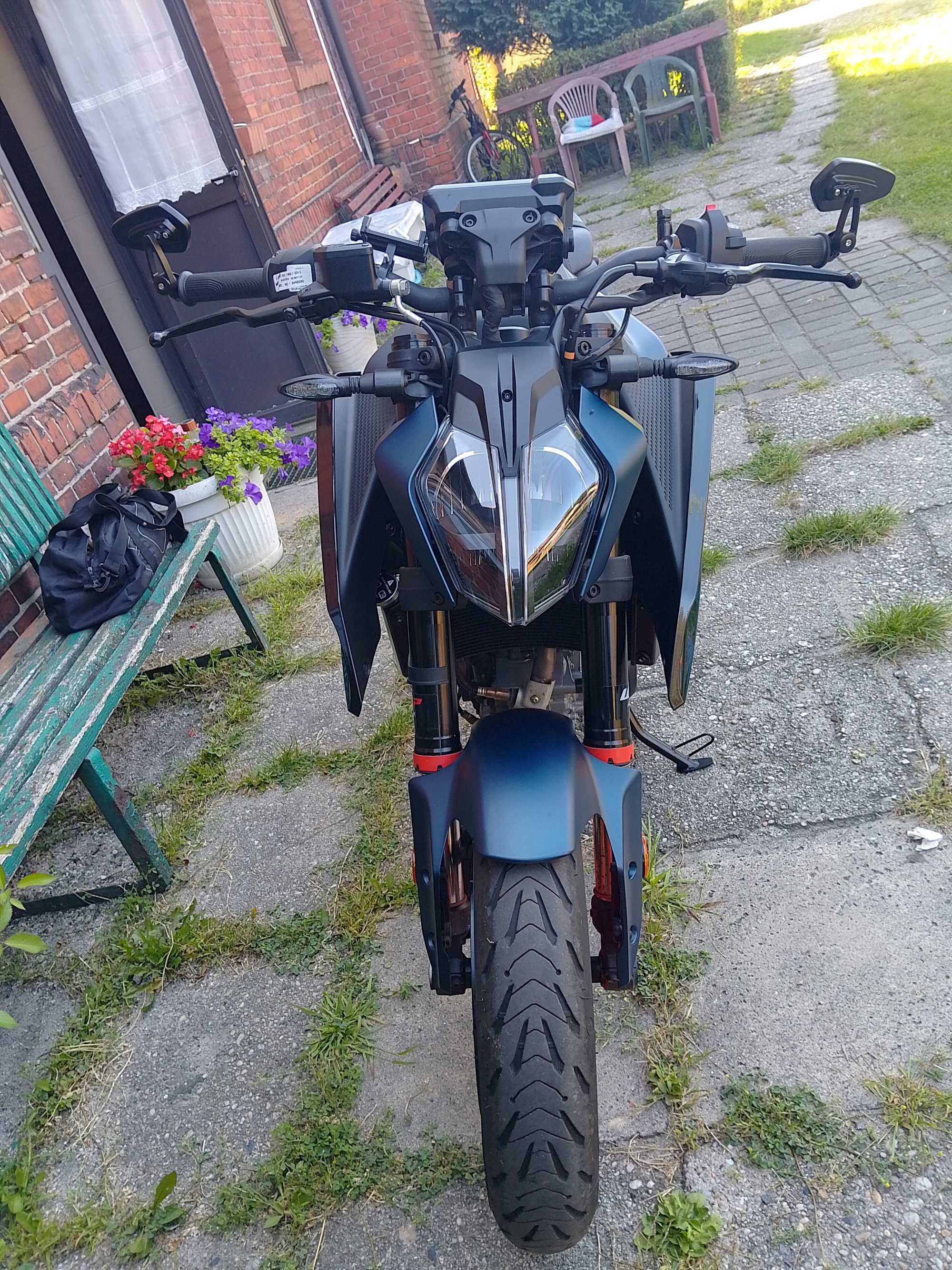 KTM Duke 125 na gwarancji