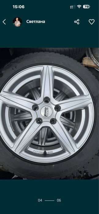 Оригинал  комплект литые диски с резиной r17 5/114.3