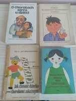 Opieka nad dzieckiem, choroby dziecka, zestaw czterech książek