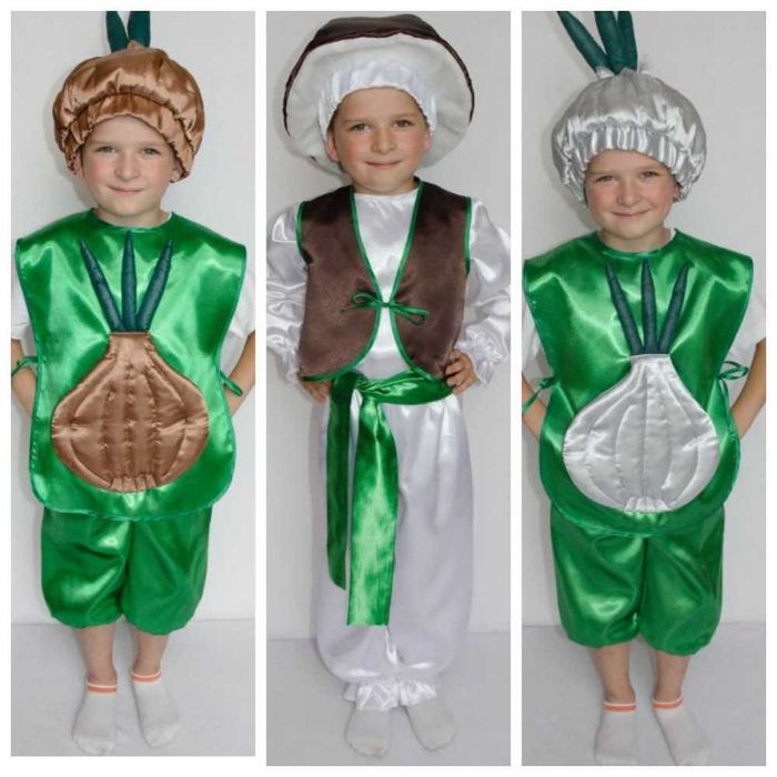 Костюм до свята Осені (овочі, фрукти, гриби та ін.) на 3 - 8 років