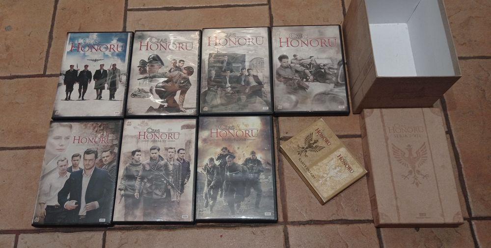 Czas Honoru DVD komplet z kartami do gry