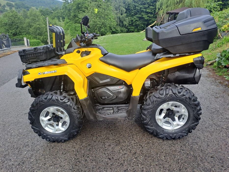 Can-am outlander 500 zamiana  kosiarka  traktorek