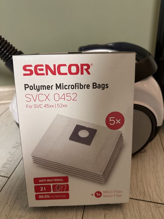 Odkurzacz SENCOR SVC 45WH ECO + zapas worków