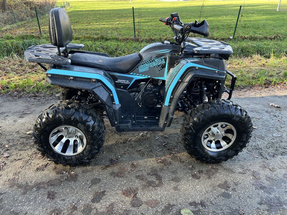 Quad brt scream 250 wyciagarka duzy automat atv xtr hummer fourcraft