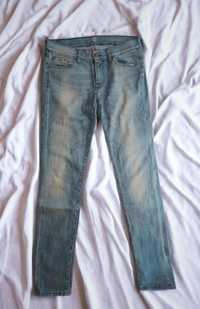 Spodnie męskie dżinsy jeansowe jeans s m l 7 for all mankind jeansy