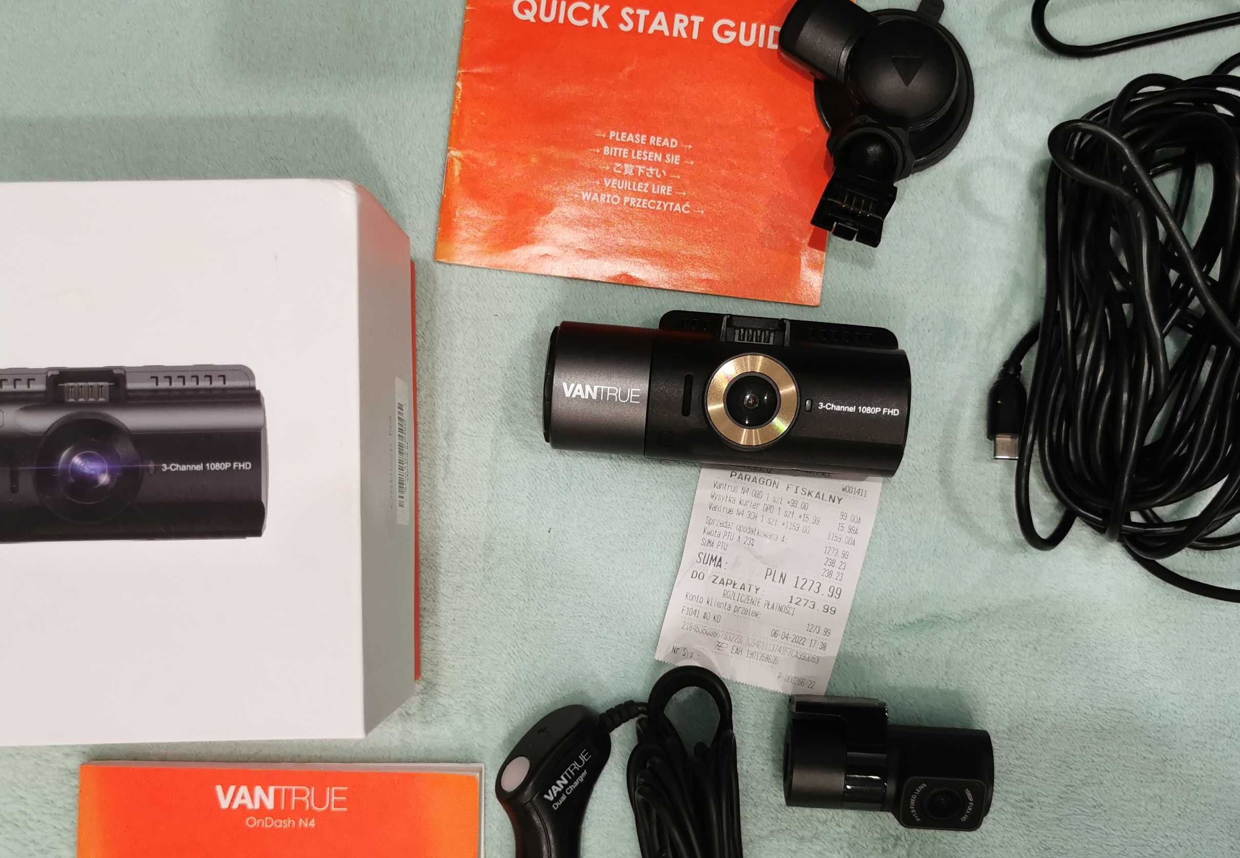 Rejestrator VANTRUE N4