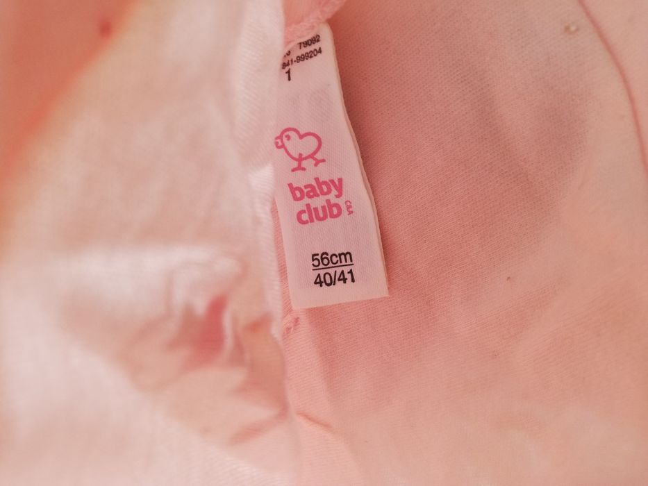 Czapeczka niemowlęca noworodkowa r.56 czapka na lato wiosnę