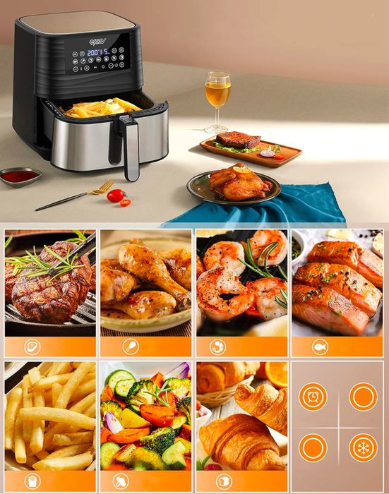 INNSKY Frytkownica beztłuszczowa 5,5L