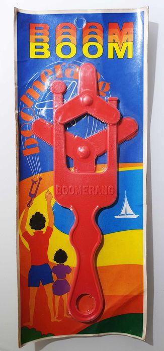 Antigo Brinquedo "BOOM - BOOMERANG" da Nopal ~ Anos 70 ~ RARO