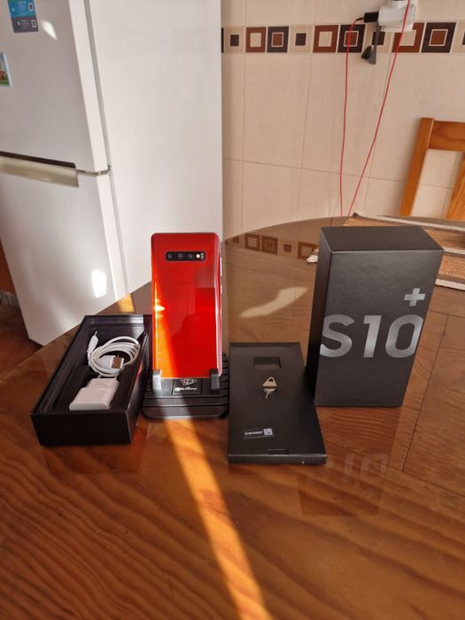 Samsung Galaxy S10 PLUS Vermelho Novo