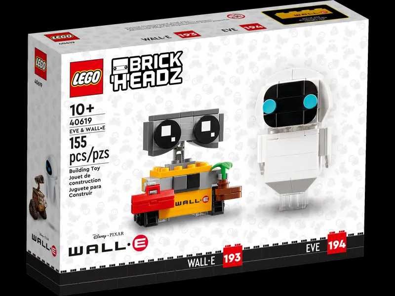 Конструктор LEGO BRICK HEADZ 40619 ЕВА и ВАЛЛ-И (155 Деталей)