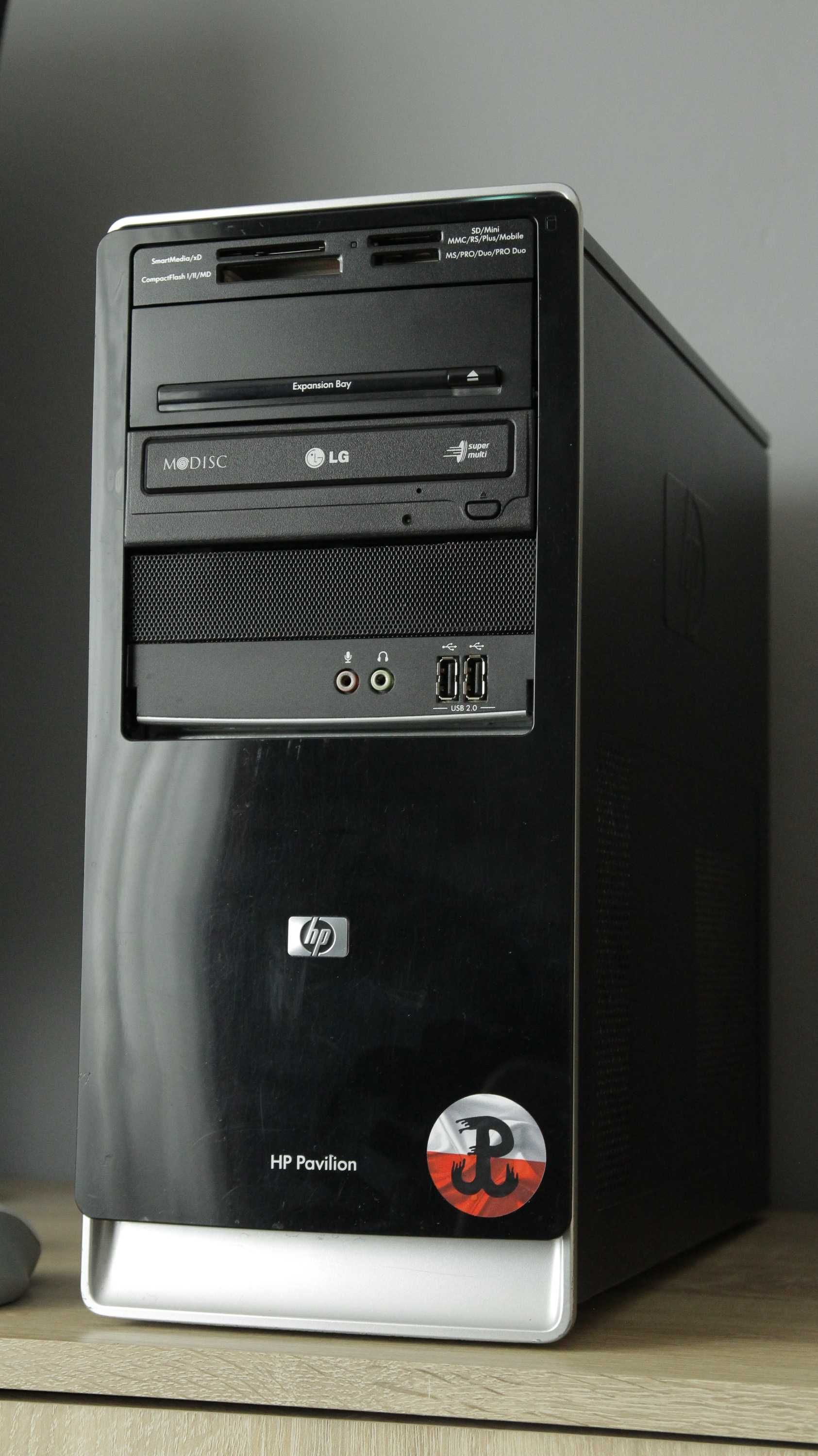 Komputer HP Pavilion E8400/GT710/8GB/WiFi/SSD240GB/Win10 +monitor  24"