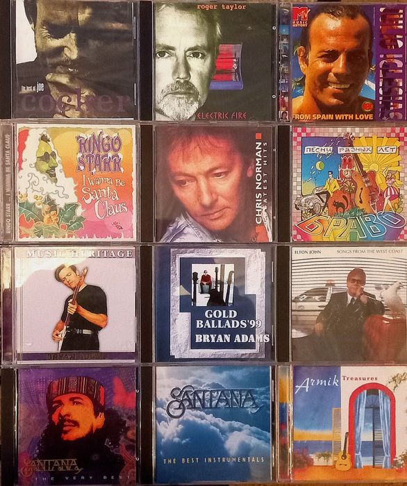 CD диски Alice Cooper, Smokie, Hanson  и др.