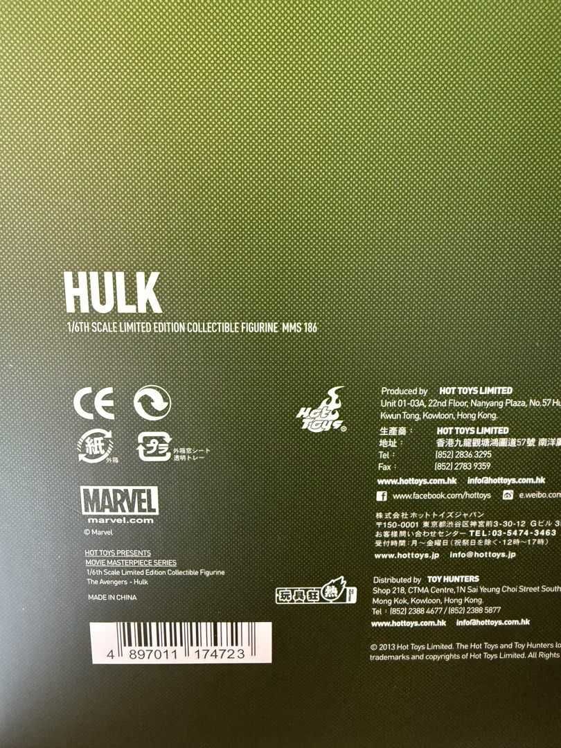 Figura Hot Toys Avengers Hulk