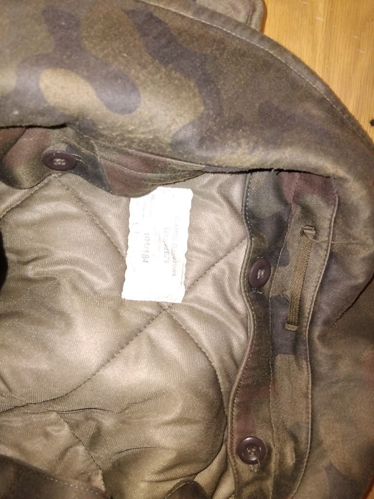 Ocieplana kurtka wojskowa bechatka 86/175 z podpinką 130/MON
