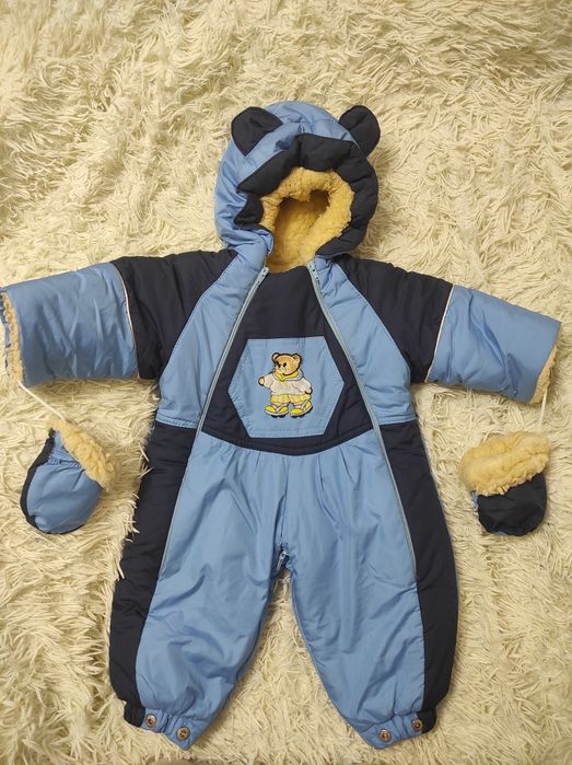 Зимовий комбез для хлопчика на овчині