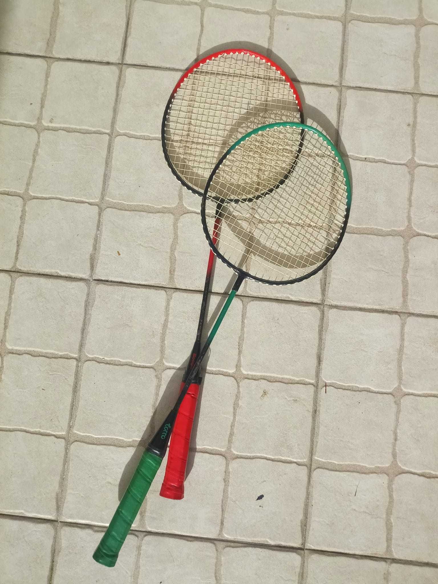 Conjunto de 2 raquetes de badminton