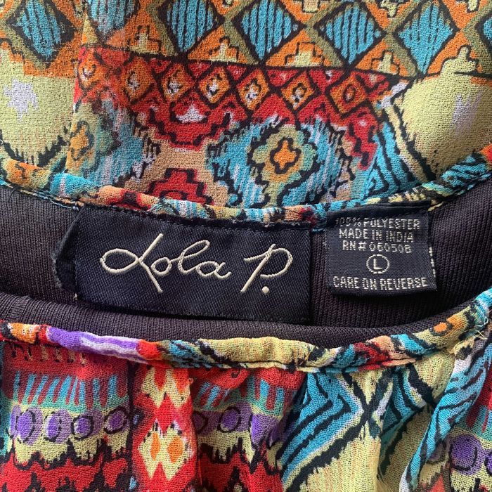 Bluzka boho wielokolorowa L