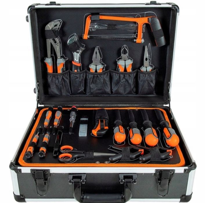 Skrzynia narzędziowa z narzędziami WRECKMANN walizka na kółkach zestaw