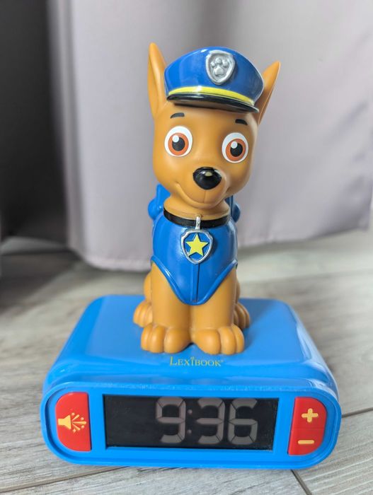 Zegar budzik Psi Patrol Chase